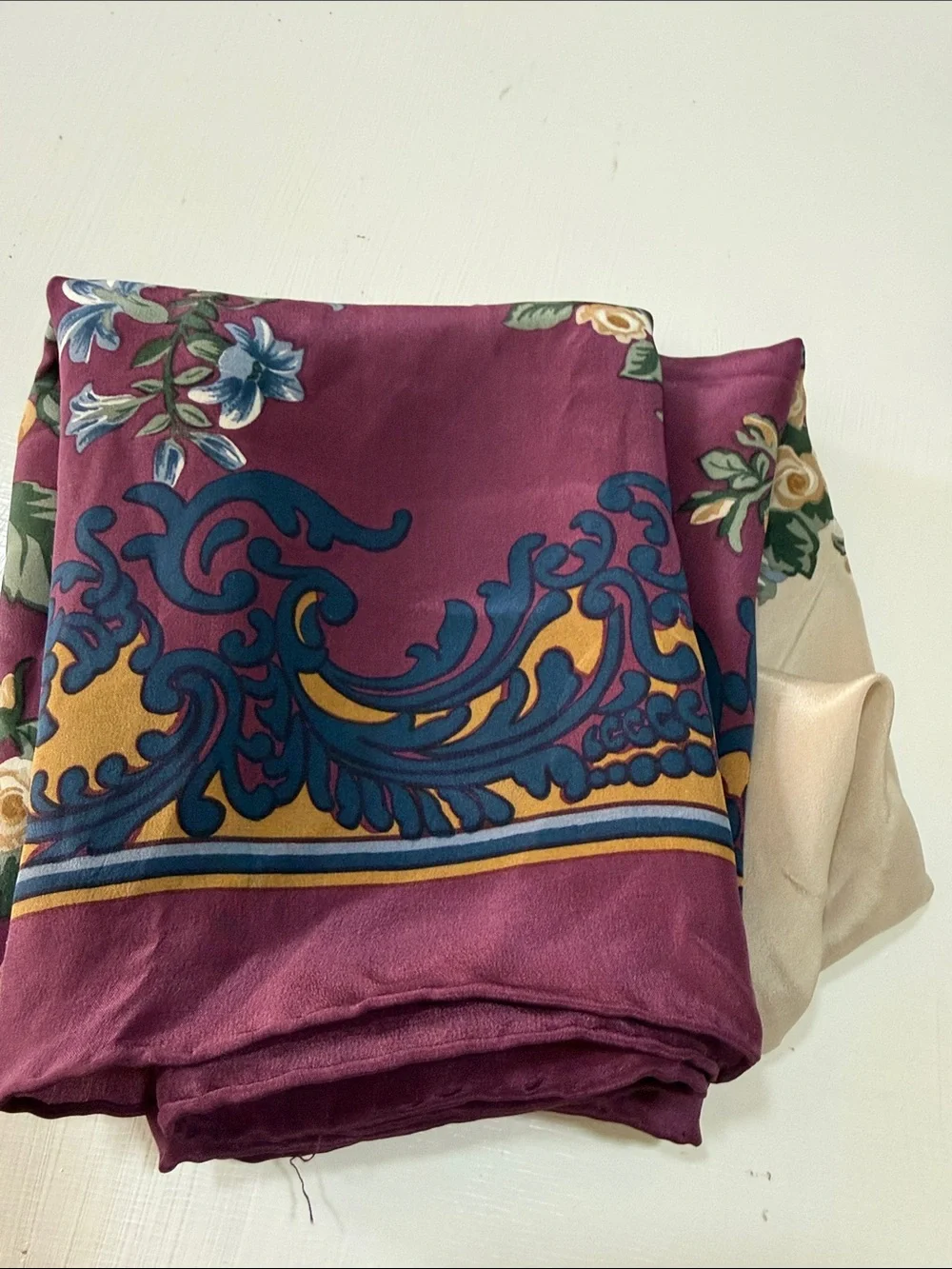 Adolfo luxurious silk